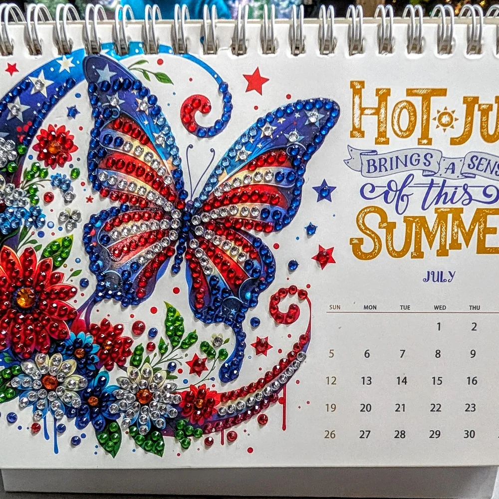 ✨ Grace Through the Seasons™ Diamond Art Desk Calendar ✨